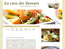 Tablet Screenshot of cavedessaveurs.be